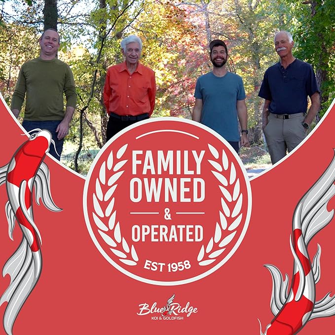 Blue Ridge Koi Fish Food 4.5lb - Koi Food 3/16” Platinum Pro Formula Goldfish Food, Premium Fish Food for Ponds, Ponds Fish Food, Floating Pond Pellet-PawvioPets