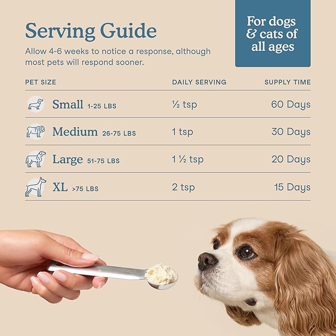 Fera Pets Cat & Dog Collagen Powder - Bone, Gut, Joint and Skin Supplement - 5 Types of Collagen + Clinically Studied UC-II® - 4.23 oz-PawvioPets