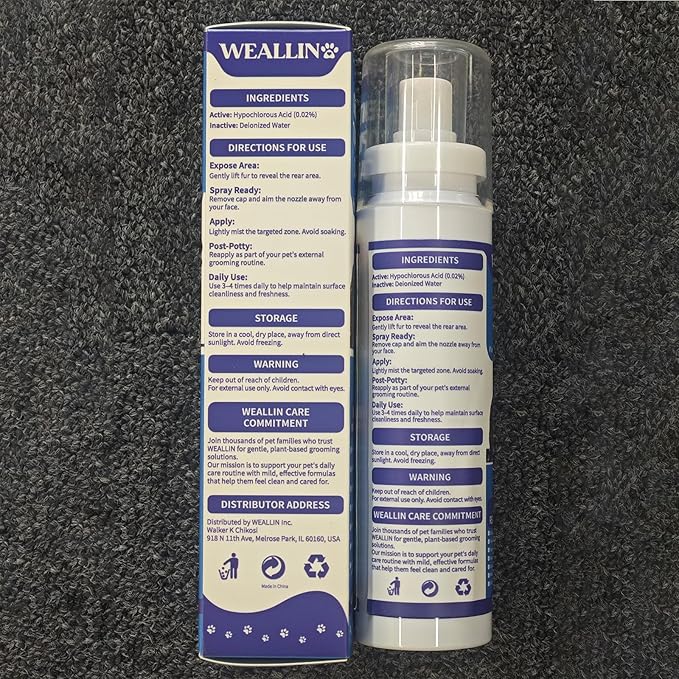 Anal Gland Spray for Dogs Cats - Fast Anal Gland Relief Stops Scooting & Itching Odor Elimination Anti Itch Dog Spray Pain Relieving Safe for All Animals - 4.06 FL OZ-PawvioPets