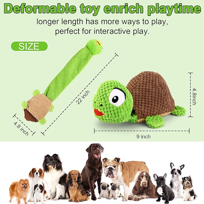 Dog Squeak Toys Dogs Enrichment Treat Dispensing Puzzle Toys Interactive Dog Toys for Large Medium Small Dogs-PawvioPets