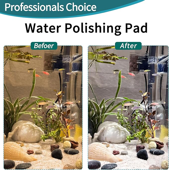 Aquarium Filter Sponge Fish Tank Pond Filter Media Filters Pad for Fish Tank,Filter Freshwater, Saltwater Aquariums, Reusable Fish Pond Filter Material, 0.27" Thick, Green-PawvioPets