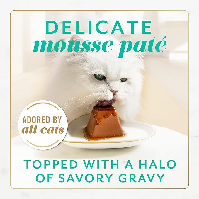 Fancy Feast Gems Pate Cat Food Mousse With Tuna and a Halo of Savory Gravy Cat Food - (Pack of 8) 4 oz. Boxes-PawvioPets