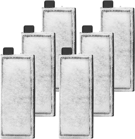 AQQA 8 Pack Aquarium Filter Cartridge Replacement Fish Tank Filter Cartridge for Aquarium Internal Filter (Small)-PawvioPets