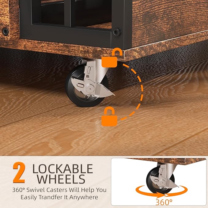 Dog Crate Furniture Large Breed with 2 Stainless Steel Bowls, Large Wooden Dog Crate Table, Escape-Proof & Chew-Proof XL Furniture, Decorate House As TV Stand, End Table, 45" L X 30" W 37" H-PawvioPets