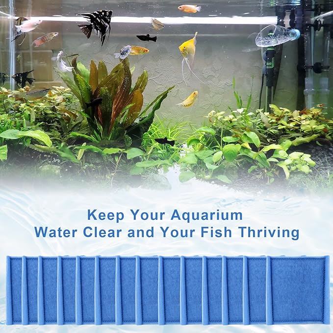 12 Pack Replacement Rite-Size C Filter Cartridges Compatible with MarineLand Penguin PRO Power Filters 275/375 & Original 200/350 Aquarium Fish Tank Replacement Filter Cartridges-PawvioPets