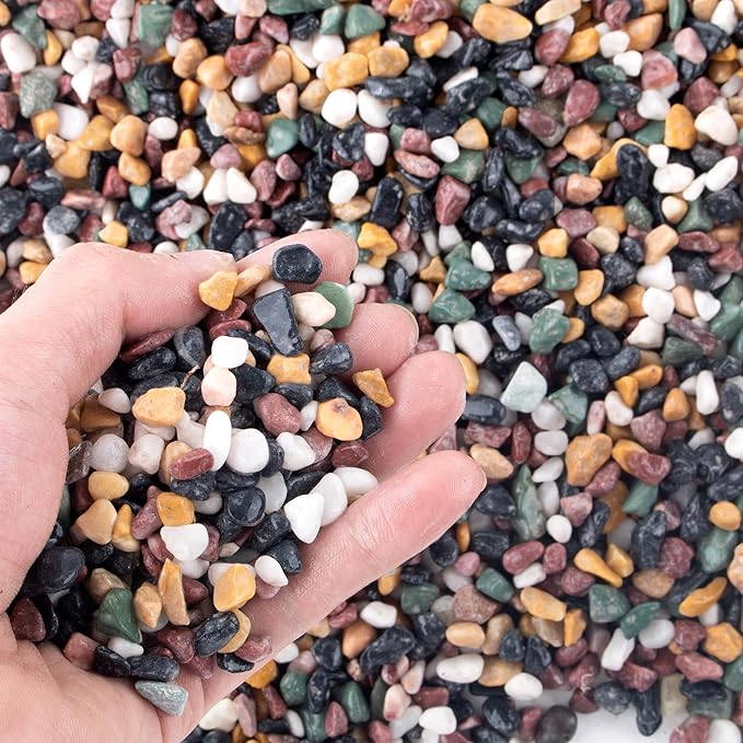 AVALUTION Aquarium Gravel for Plants -2.4lb Fish Tank Gravel for Succulent Cactus & Bonsai, 1/4Inch Decorative River Rocks Pebbles for Gardening, Flower Pots, Landscaping, Terrarium-PawvioPets