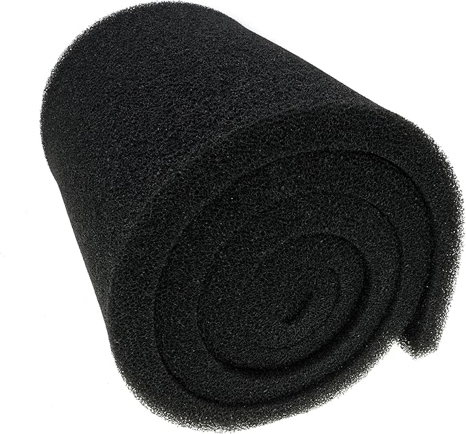 AFA Aquarium Filter Media Sponge Pad, Fish Tank Bio Open Cell Coarse Foam Block Foam Pre Filter Sponge Material (12" x 72" x 1" 25ppi)-PawvioPets