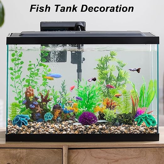Fish Tank Rocks,Virekm River Rocks, Decorative Ornamental Pebbles Garden Landscaping Stones Gravel Filler for Home Decoration Flower Bed Fish Tank Plants Vases Succulents (10 Pounds)-PawvioPets