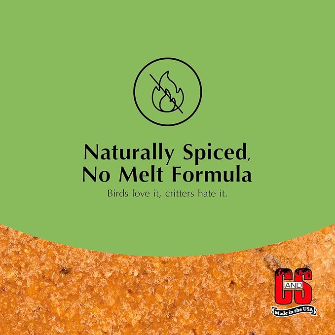 C&S Hot Pepper Delight No Melt Suet Dough 11.75 Ounces, 8 Pack-PawvioPets