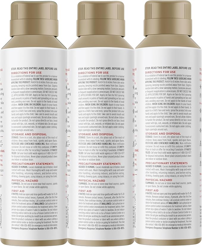 Fragrance Free Insect Repellent, 12-Hour Mosquito & Tick Protection, Picaridin-Based, Water-Based, Lightweight, Quick-Drying, DEET Alternative, Face & Body Use, 3 Pack-PawvioPets