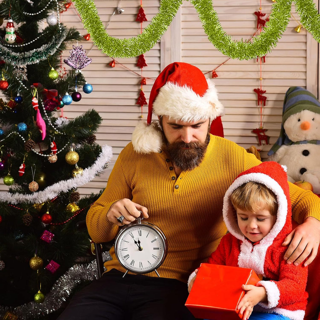 25 Feet Light Green Christmas Tinsel Garland, Metallic Foil Twist Garland Wall Hanging Tinsel Banner Backdrop for Parade Floats, Easter, Mother's Day, Birthday Party Decorations (4in x 25ft)