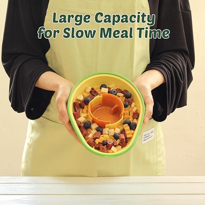 Avocado Non-Spill Treat Dispensing Wobble Toys for Dogs-PawvioPets