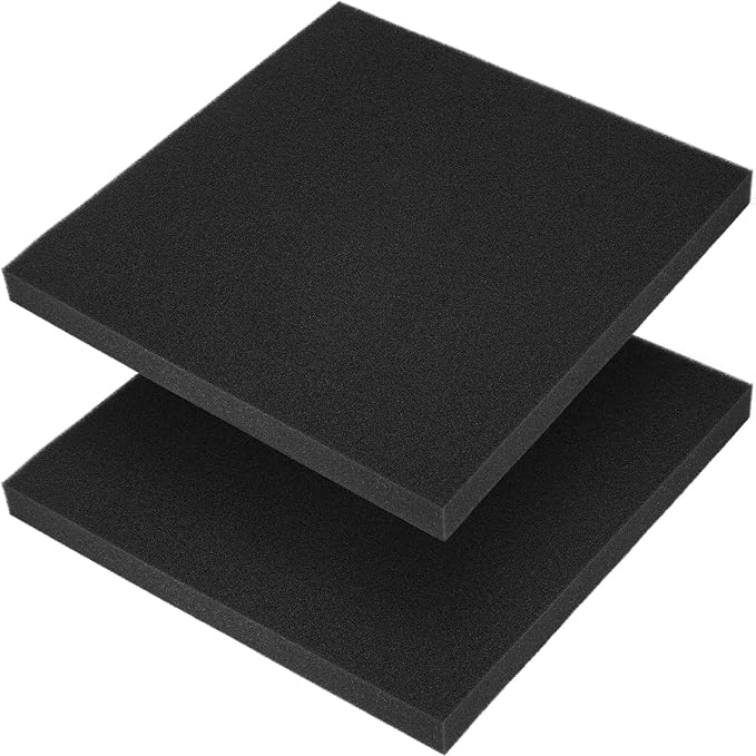 Aquarium Filter Sponge Pad, Filter Media Foam Sponges, Filter Accessories for Fish Tanks and Ponds (18.5"x18.5"x1.6", 50PPI, 2 Pack)-PawvioPets