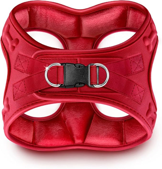 Comfort fit Step-in Dog & Puppy Harness - Comfortable All Weather Dog Vest Harness: Adjustable, Soft Padded, Easy to Put-on for Small, Medium-Sized Dogs.-PawvioPets