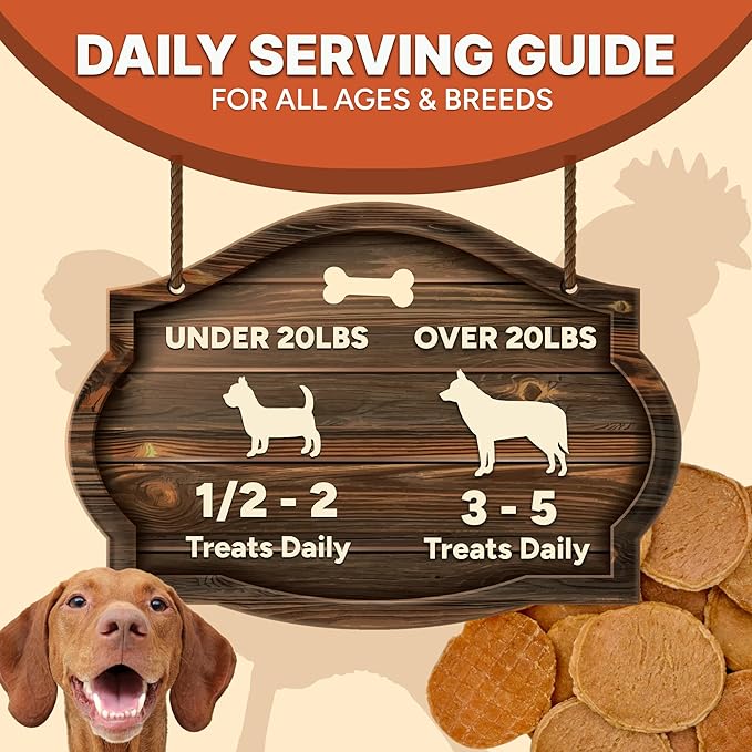 Gaines Family Farmstead Chicken Chips for Dogs – 6 oz Natural, High-Protein Dog Treats, Rawhide-Free Chews, Single Ingredient, Grain-Free, Made in USA-PawvioPets