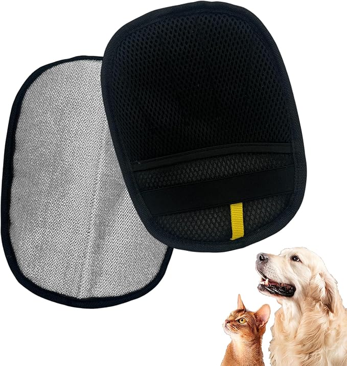 Electrostatic Pet Hair Removal Glove, Reusable Static Removal Gloves for Pets Hair, Versatile Pet Grooming Gloves for Couch, Furniture, Carpet, Car Seat-PawvioPets