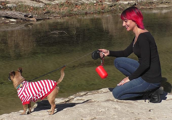 Dog Doo Tube Filled Dog Waste Bag Holders - Reusable Dog Poop Bag Tubes Designed to Keep in Odors and Germs-PawvioPets