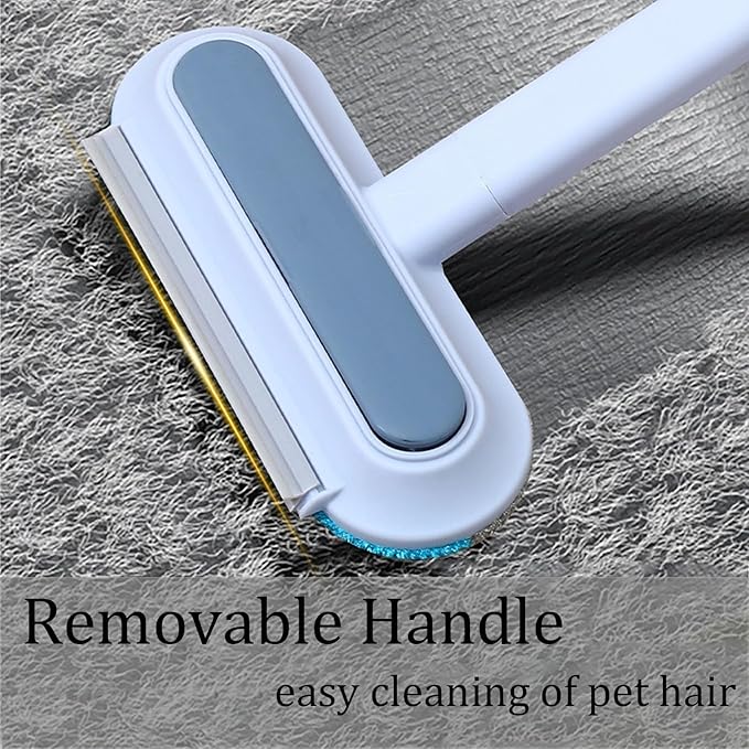 Dog Hair Remover for Couch Reusable Pet Hair Remover Brush 23in Long Handle for Furniture, Couch, Carpet, Clothes-PawvioPets