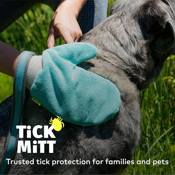 Blue Protective Glove for Tick Removal from Pets & Humans - Easy, Gentle, Chemical-Free Tick Handling - Portable & Durable for Outdoor Adventures-PawvioPets
