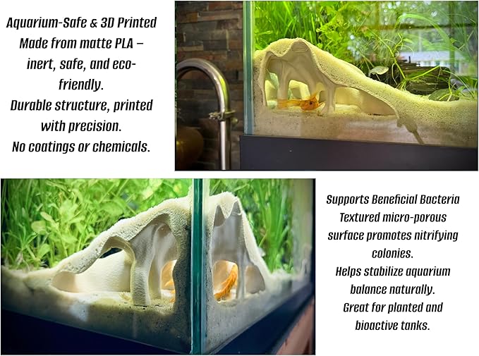 Aquarium & Terrarium Corner Cave – Faux Mangrove Root Hideout for Fish, Shrimp, Geckos, Snakes – Natural-Look Reptile Tank Decor in Textured Root Style (Desert Tan (Sand), 7.5''x7.5''x4'')-PawvioPets