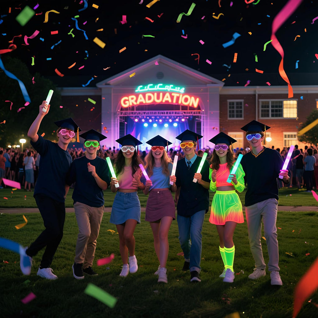 42 Packs LED Glasses 7 Neon Colors（ 2 NEW Neon Colors Added ）glow in the dark party supplies Favor for Kids Adult Glow sticks Light Up Glasses fit Holiday Birthday Valentine's Day Halloween Christmas