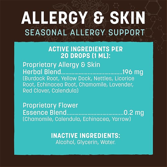 Earth Animal Herbal Remedies | Allergy and Skin | 2 fl oz-PawvioPets