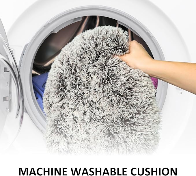 Cat Donut Bed with Washable Cushion – Cat Caves for Indoor Cats – Collapsible Donut Bed with Peekaboo Pet Tunnel Toy – Cozy Hideout for Kittens, Ferrets, Rabbits & Dogs - Brown-PawvioPets