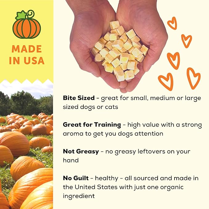 A Better Treat – Organic, Single Ingredient, Freeze Dried Pumpkin, Grass Fed & Finished Beef Liver, Chicken, Sweet Potato Dog Treats & Cat Treats | Natural, Healthy, Diabetic Friendly | Made in USA-PawvioPets