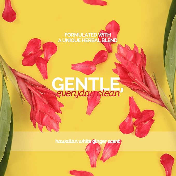 Bark2Basics Hawaiian White Ginger Dog Shampoo, 1 Gallon - Unique Herbal Blend, Natural Ingredients, Hawaiian White Ginger Scented, Cleans and Delivers Nutrients, Dilutes 16 to 1-PawvioPets