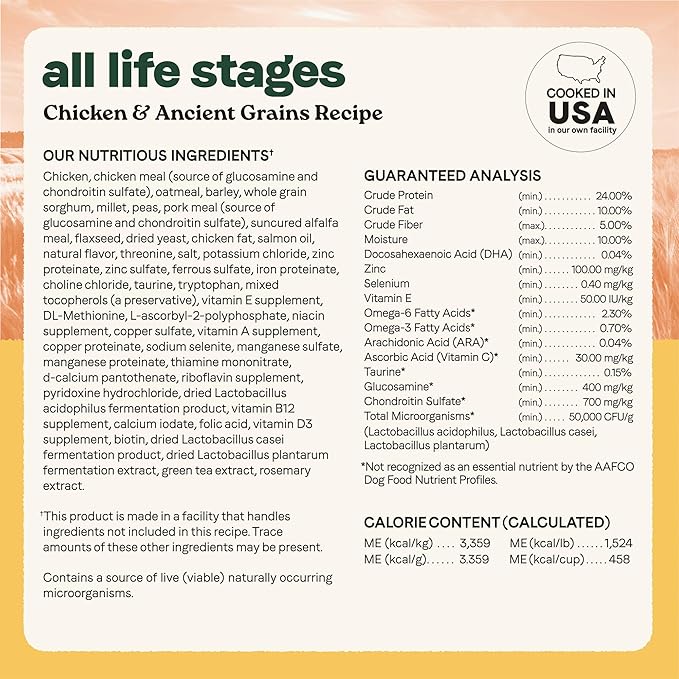 Canidae All Life Stages Real Chicken & Ancient Grains Recipe – High Protein Premium Dry Dog Food for All Ages, Breeds, and Sizes– 40 lbs.-PawvioPets