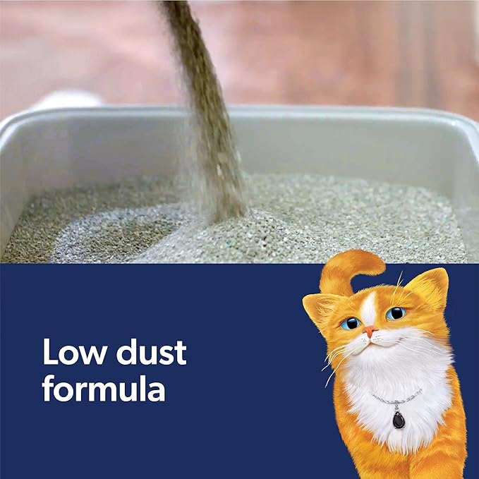 Fresh Step Clumping Cat Litter, Heavy Duty Advanced, Long Lasting 30-Day Odor Control with Odor Eliminating Carbon, 17.5 lb-PawvioPets