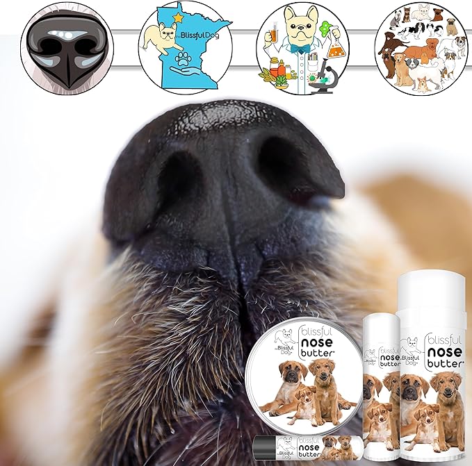 3 Cute Puppies Unscented Nose Butter - Dog Nose Butter, 4 Ounce-PawvioPets