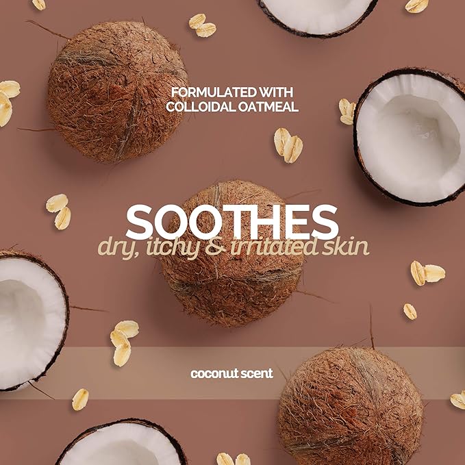 Bark2Basics Oatmeal Dog Shampoo, 1 Gallon - Natural Colloidal Oatmeal, Natural Ingredients, Calms Dry Itchy Irritated Skin, Moisturizes and Soothes the Skin and Coat, Professional Grade-PawvioPets