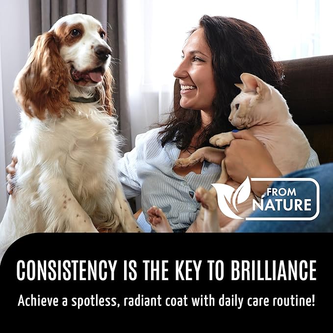 Clear Eyes Solution Set 6in1 Multi-Functional Pure Mist and Stainless Look Clay Mask - Tear Stain Remover, Eye Cleaner - Eye Care Ear Care Grooming Treatment for All Dogs and Cats Eyes-PawvioPets