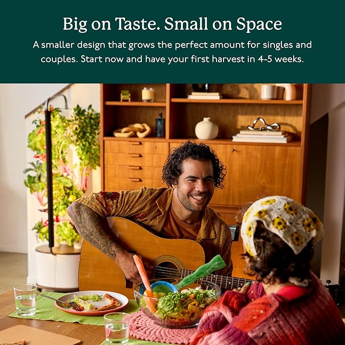 Gardyn Studio Hydroponics Growing System Kit & Vertical Indoor Garden Planter | Smart Herb Garden | Includes 16 Non-GMO Indoor Plants, Herbs, Vegetables & LED Grow Light for Your Home Gardening System-PawvioPets