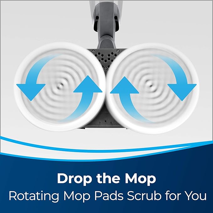 BISSELL Spinwave Cordless Hard Floor Expert Spin Mop Cleaner 18V with washable mop pads for sealed hard floors-PawvioPets
