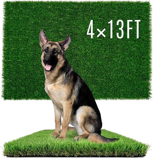 Dogs Grass for Potty Training, Artificial Grass for Dogs Puppy Fake Grass Pads 4x13ft Large Supplies Pets Litter Rugs for Puppy Training-PawvioPets
