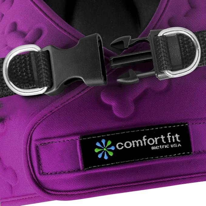 Comfort Fit Dog Harness No Pull No Escape Harness Adjustable Buckles Soft Padded Reflective Choke Step in Dog Vest with Easy Control Handle for Small Medium Large Dogs & Puppies-PawvioPets