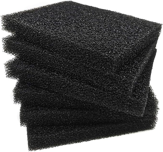 Aquarium Bio Fitler Media Sponge, 6.28 x 5.5 x 0.78 inch 6 Pcs Foam Filter Pad Inserts for ML350-PawvioPets
