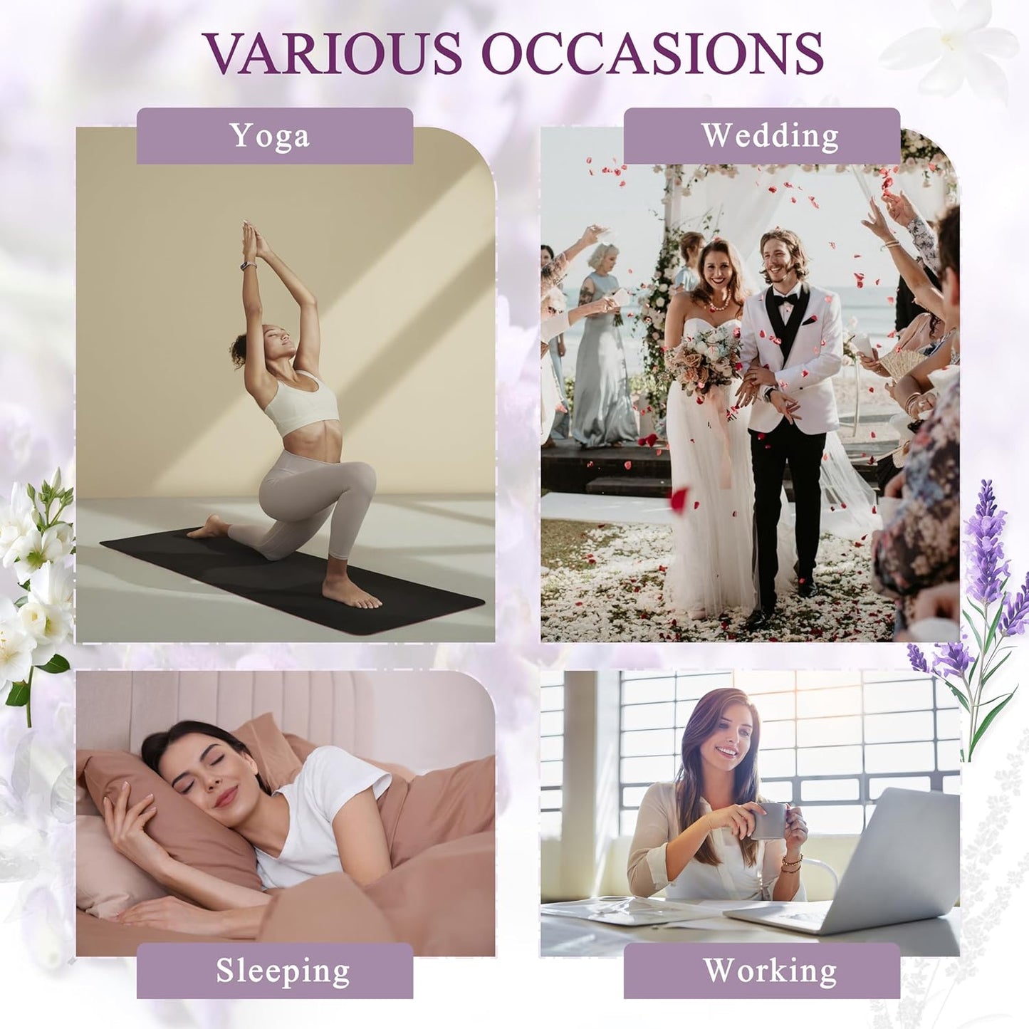 ACITHGL 36 Pcs 4oz Mini Mason Jar Candles Small Scented Candles Bulk Aromatherapy Ideal Souvenir Favors for Wedding Birthday Party (Freesia, Lavender, Jasmine, Pink)