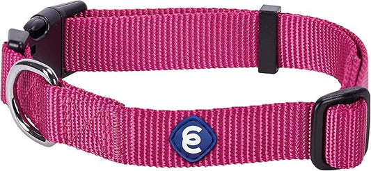 Blueberry Pet X-Small Dog Collar | Girl Dog Collars | Female Dog Collar XS | Quick Release Dog Collar | Very Berry Nylon Dog Collar for Girl, Collar for Small Dogs-PawvioPets