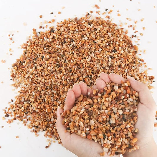 7lb Cactus Pea Gravel Rocks,1/5 Inch Pebbles for Indoor Plants, Natural Succulent Rock and River Rocks Decorative for Aquariums, Vases, Terrarium, Outdoor Gardening, Top Dressing for Potted Plants-PawvioPets