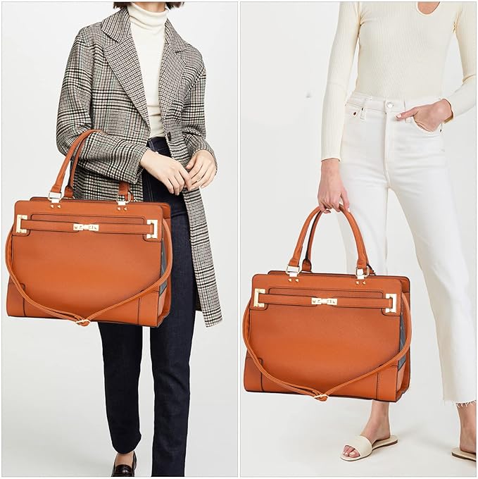 Fashion Pet Carrier Dog Cat Carrier Purse Soft-Sided Leather Handbag Pet Tote Bag for Small Dogs Puppy and Cats TSA Airline Approved (Brown)-PawvioPets