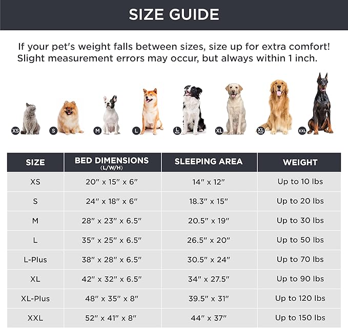 Bedsure Orthopedic Dog Beds for Small Dogs - Washable Small Dog Cat Bed Waterproof, Comfort Pet Couch Sofa with Washable Removable Cover, Pets Bed with Nonskid Bottom, Ivory, 24"-PawvioPets
