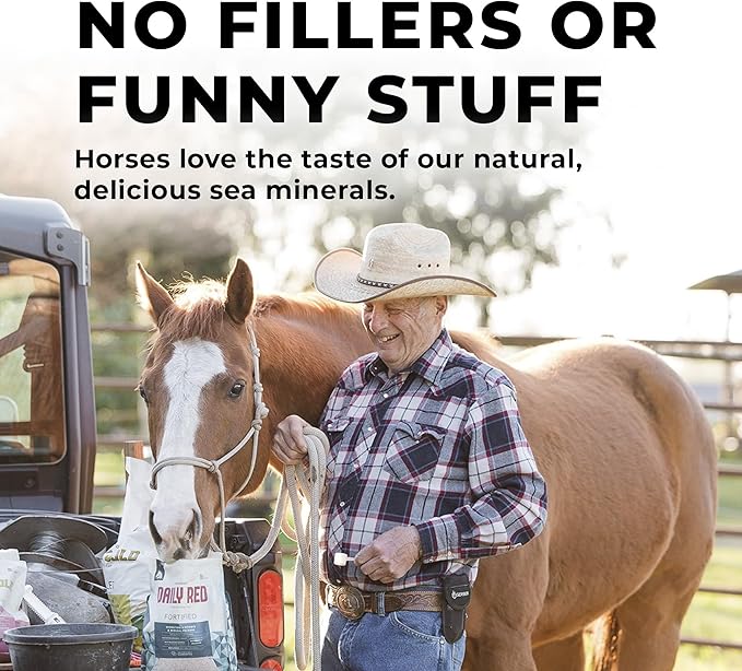 Daily Red Complete Wellness, Fortified Mineral Mix Supplement for Horses, 25lb Refill Bag-PawvioPets