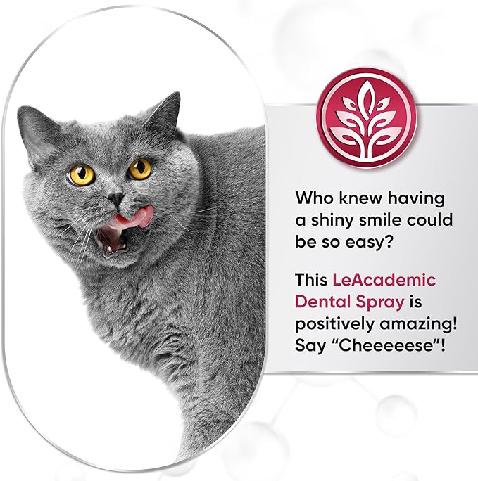 Dental Spray for Pets – Cat & Dog Breath Freshener That Helps with Tartar, Plaque, & Bad Odor – Silver 50 PPM + Valerian Flavour for Dog Teeth Cleaning – 4 Oz-PawvioPets