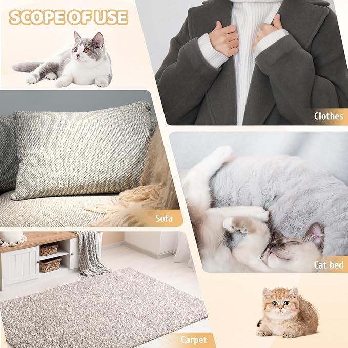 2 Pcs Pet Hair Remover Gloves, Reusable Electrostatic Hair Removal Glove-PawvioPets