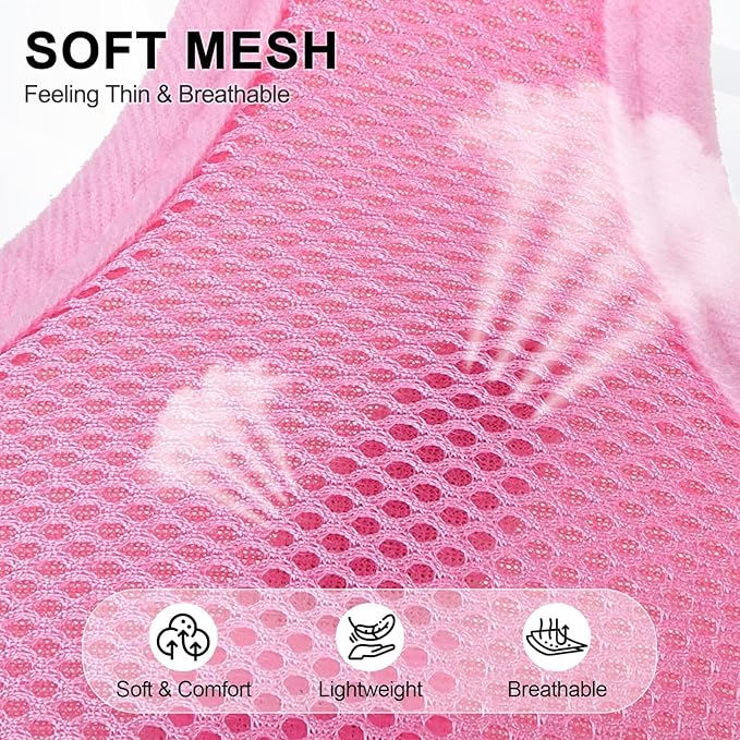 BINGPET Small Dog Harness - Breathable Mesh Puppy Cat Harnesses - No Pull Adjustable Dog Harness Dog Vest Harness for Small and Medium Dogs-PawvioPets