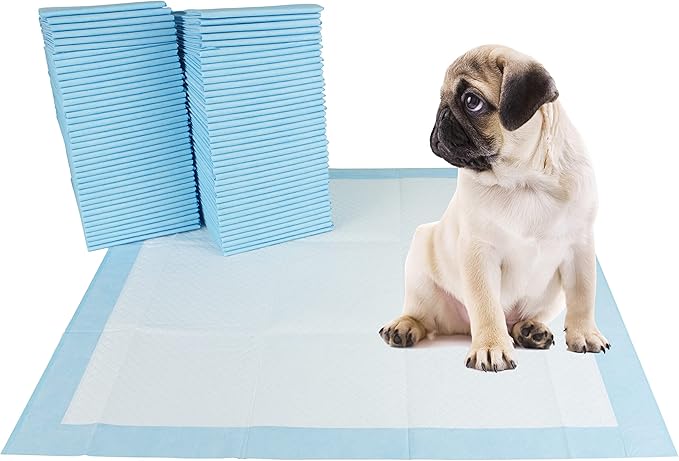 BV Puppy Pads XL 40 Count 28"x34" - Leak-Proof Pee Pads for Dogs with 6-Layer Design, Rapid Dry Sheet & Attractant - Dog Pad Extra Large with Odor Control - Perfect for Big Dogs & Indoor Use-PawvioPets