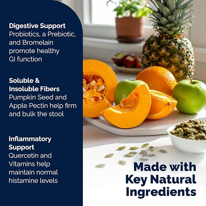 Glandex Dog Fiber Supplement Powder for Anal Glands with Pumpkin, Digestive Enzymes & Probiotics - (Regular or Advanced Strength) - Boot The Scoot (4.25 oz, Advanced Strength Duck & Bacon)-PawvioPets